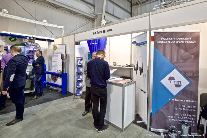 Test-Therm stand 130 with Airflow ventilation measuring instruments at Forum Wentylacja 2016