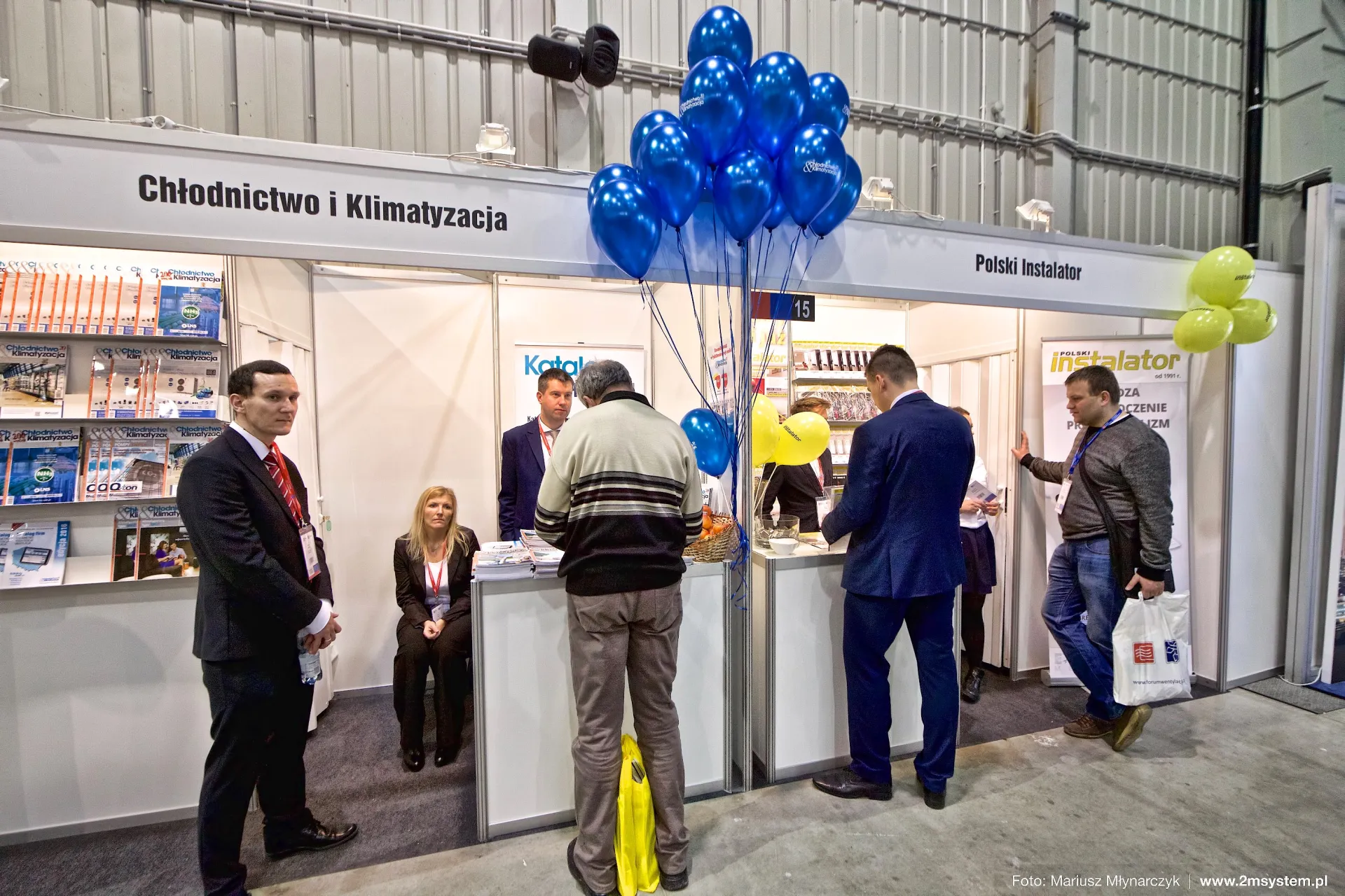 Trade magazine stands of Chłodnictwo i Klimatyzacja and Polski Instalator at Forum Wentylacja 2016