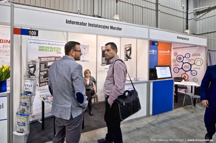 Trade media stands of Informator Instalacyjny Murator and Klimatyzacja.pl