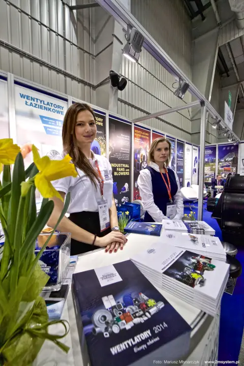 Venture Industries team with the "Wentylatory 2014" catalogue