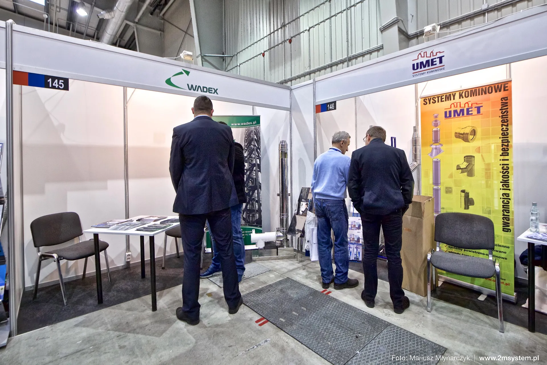 Wadex stand 145 and Umet chimney systems stand 146 at Forum Wentylacja 2016