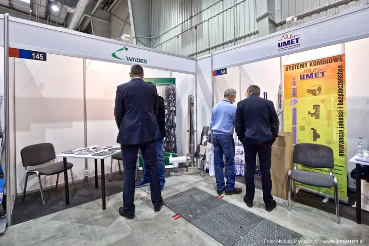Wadex stand 145 and Umet chimney systems stand 146 at Forum Wentylacja 2016