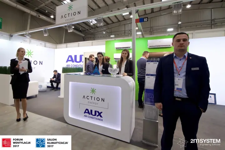 Action Energy stand