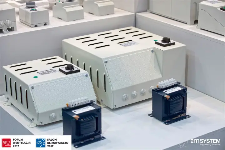 Breve three-phase autotransformer speed controllers and transformers on display