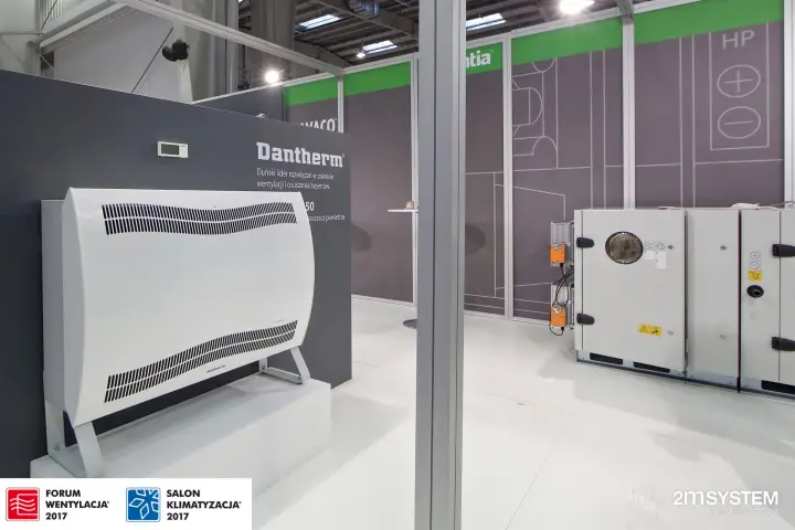Dantherm dehumidifier and AHU modules with damper actuators at Forum Wentylacja 2017
