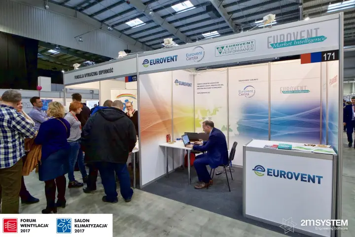 Eurovent shell-scheme stand 171 with Certita and Market Intelligence branding
