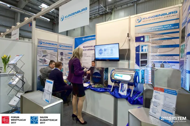 Illuminated UV sterilisation module on the Klingenburg stand