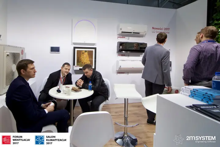 LG wall-mounted air conditioners under "Nowości 2017 LG Smart Home" at Forum Wentylacja 2017