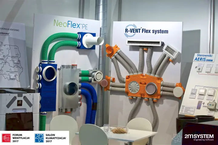 NeoFlex PE and R-VENT Flex distribution system boards at Forum Wentylacja 2017