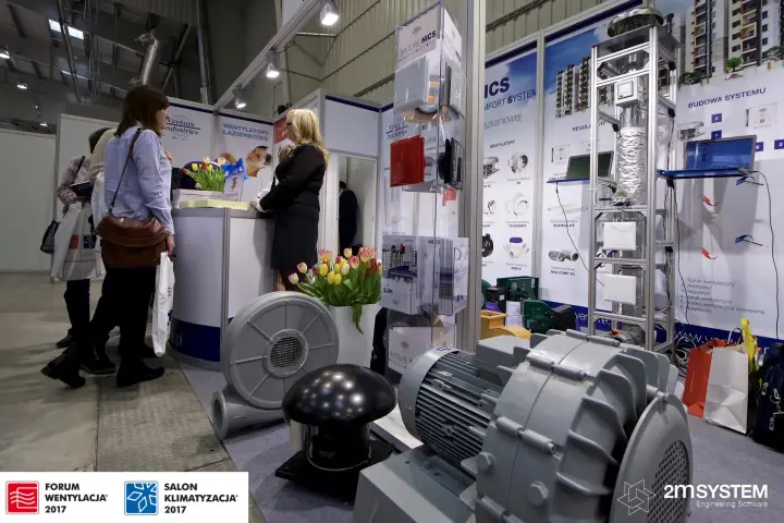 Side channel blowers and roof fan in front of the Venture HICS system tower