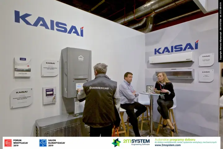Kaisai Eco Home heat pump with Platinum New and Gold split units