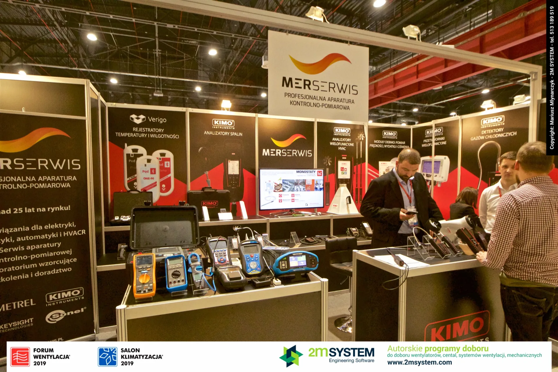 Merserwis measurement instruments with Kimo analysers at Forum Wentylacja 2019