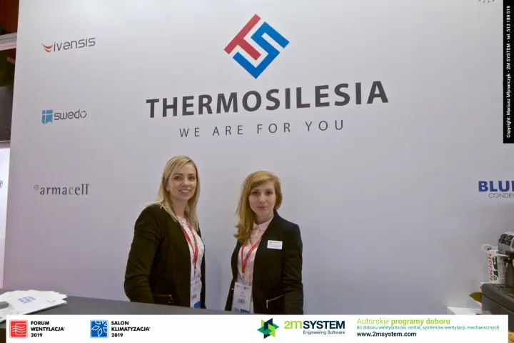Thermosilesia staff under the "WE ARE FOR YOU" slogan