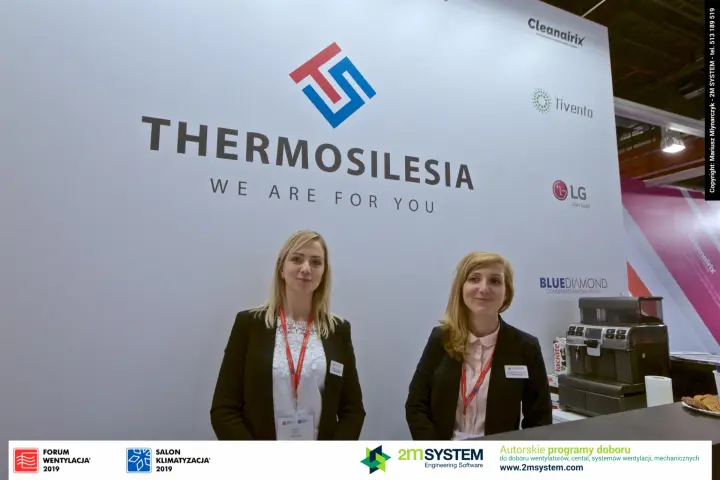 Thermosilesia team with Cleanairix, Tivento and LG logos
