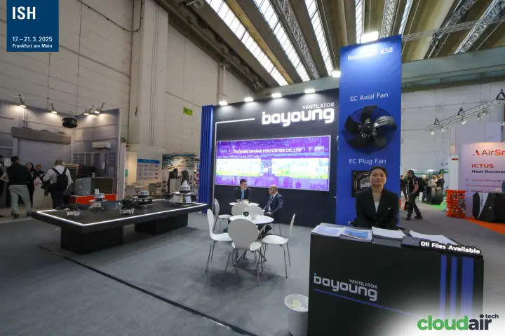 Bayoung Ventilator stand with EC axial and EC plug fans