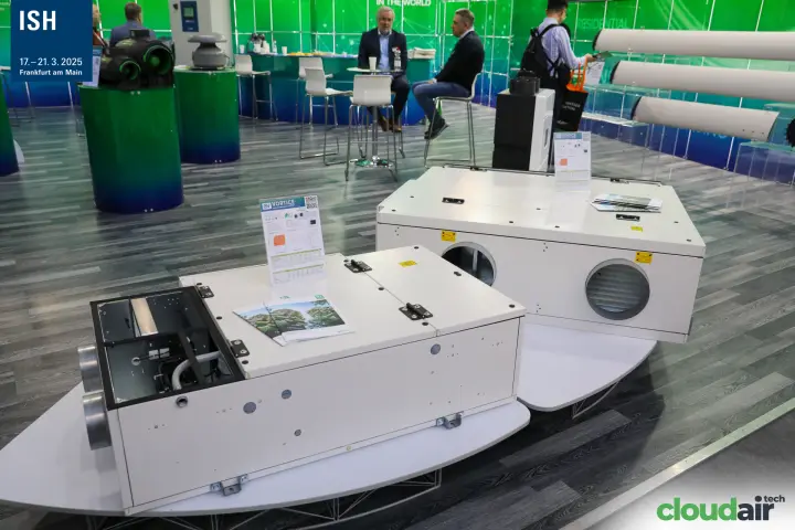 Compact ceiling-mounted heat recovery units with Vortice data sheets