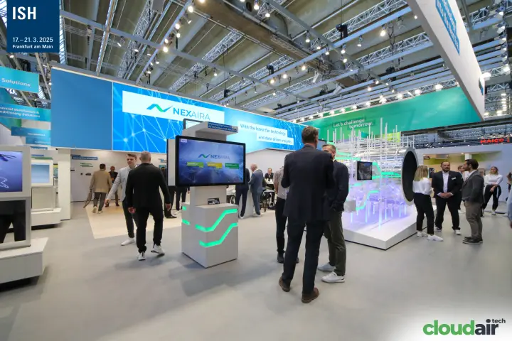 ebm-papst NEXAIRA zone 'With the latest fan technology and data-driven insights' at ISH 2025