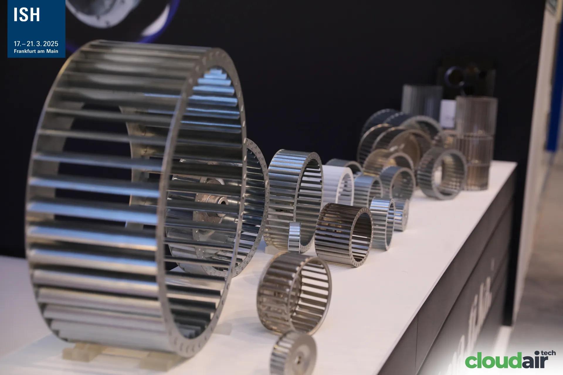 Forward-curved centrifugal impellers in several sizes at ma.ti.ka. at ISH 2025