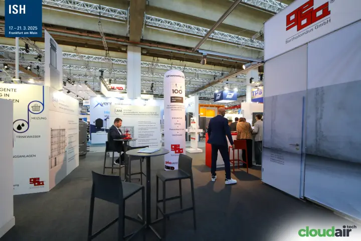 Geba "TOP Innovator 2025" column and SAM All-in-One ventilation panel