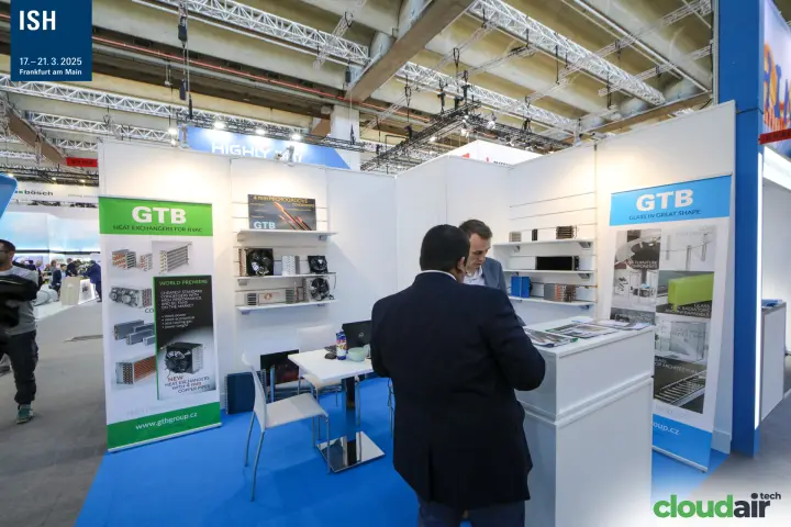GTB stand with heat exchangers and 4 mm microgroove condensers