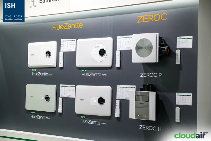 Himpel HueZentte and ZEROC wall units with remote controls