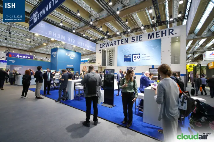 Huber & Ranner stand marking 50 years with "Erwarten Sie mehr."