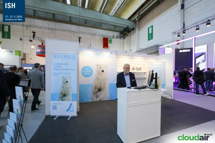 JA-Soft stand promoting Coolstar refrigeration software