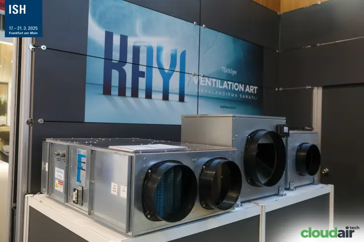 Kayi galvanised ventilation boxes, one marked with an electric heater