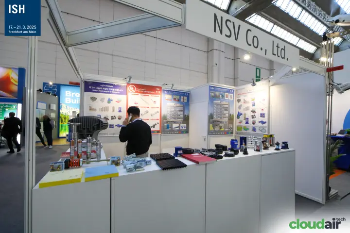 NSV Co., Ltd. shell-scheme stand with vibration isolators and sway braces