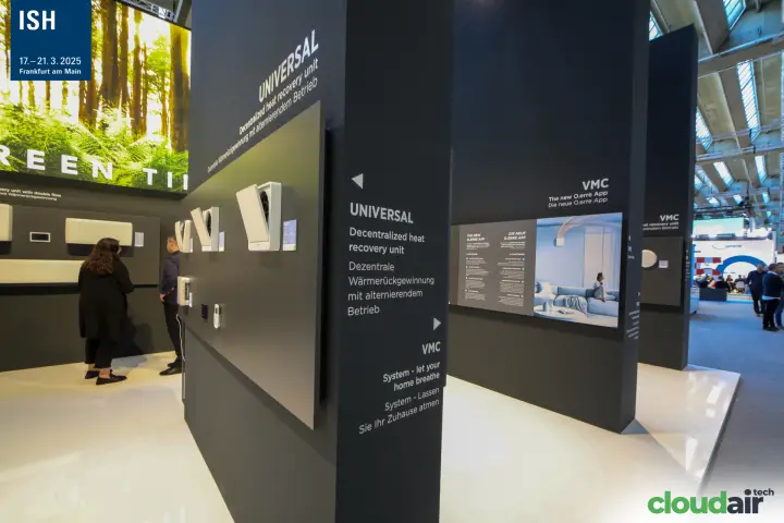 O.Erre Universal column and VMC app panel at ISH 2025