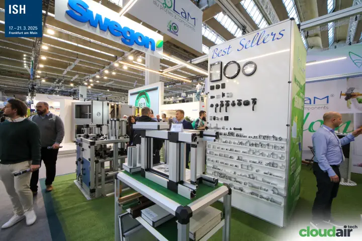 ProLam "Best Sellers" wall of AHU hinges, handles and profiles at ISH 2025
