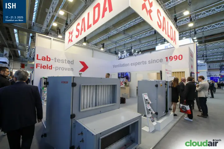 Salda air handling units under 'Lab-tested Field-proven' slogan at ISH 2025