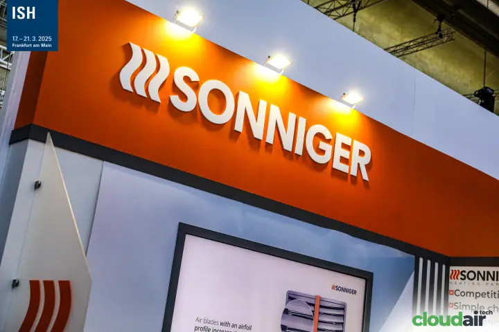 Sonniger logo on the orange stand fascia