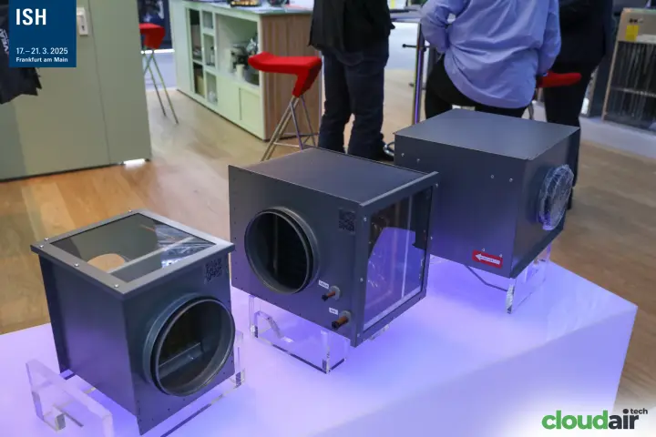 VEAB duct coil and heater modules with transparent panels