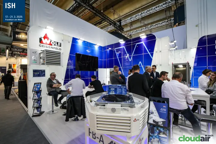 Wolf Geisenfeld FB-A flex unit and wall-mounted WD-A air heater