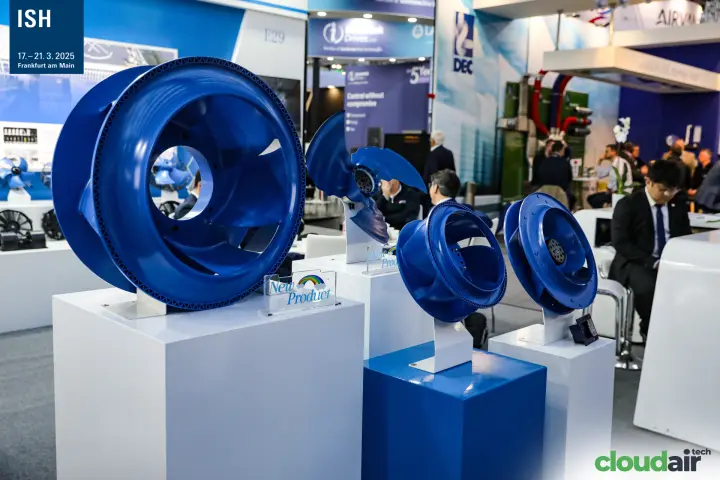Xiangming Intelligent blue plastic fan impellers marked as new products