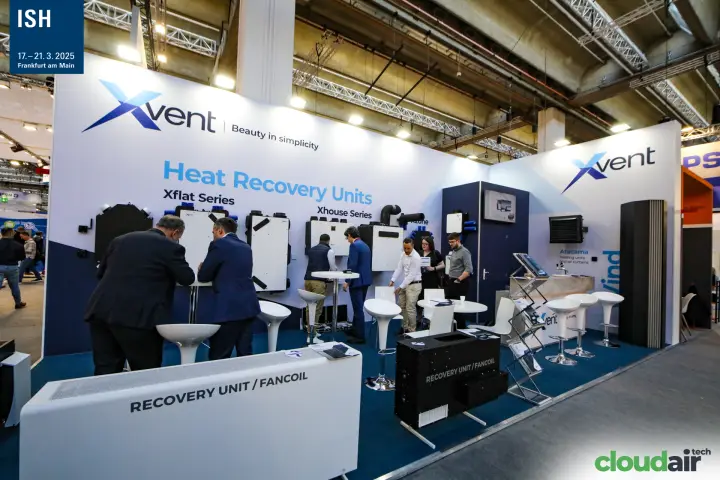 Xvent recovery unit/fancoil cabinets and Atacama heater display