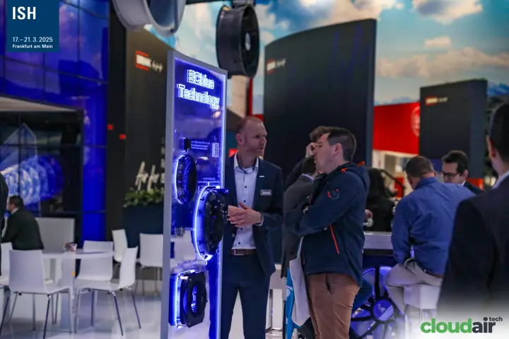 Ziehl-Abegg illuminated ECblue Technology display with EC fans