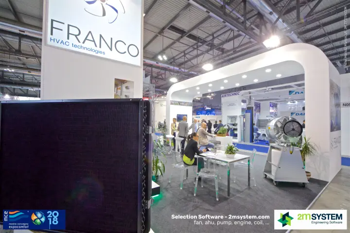 Arched Franco stand seen past a dark panel unit