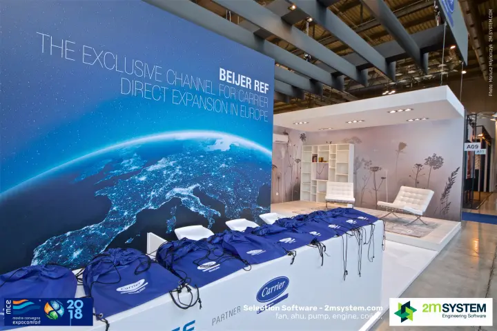 Beijer Ref wall: exclusive channel for Carrier direct expansion in Europe at MCE 2018