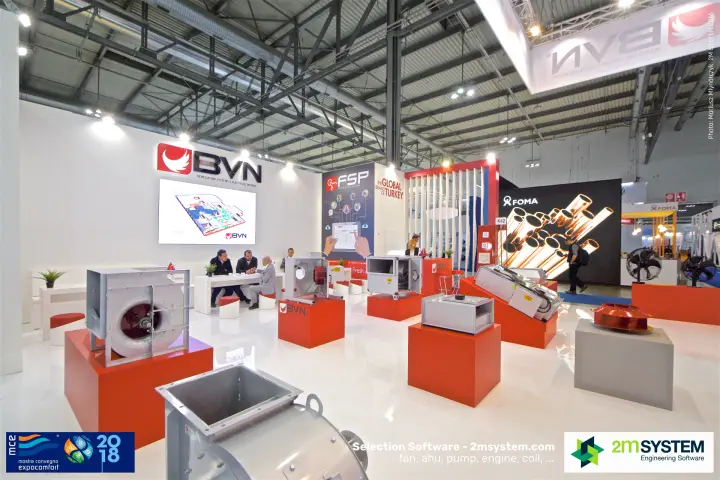 BVN meeting area with FSP software panel and plug fan cabinets