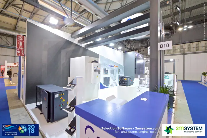 Cantaş stand D10 with FrigoCraft condensing units at MCE 2018