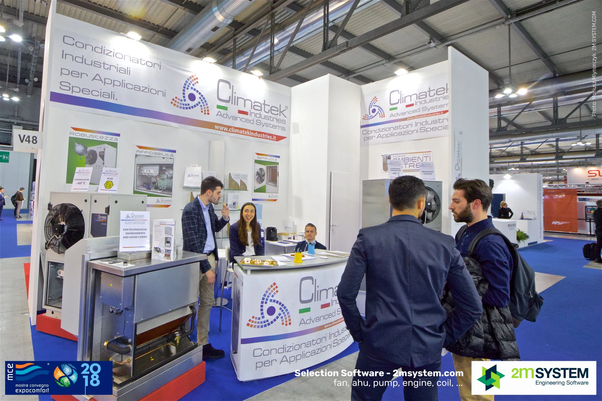 Climatek Industries industrial air conditioners for special applications at MCE 2018