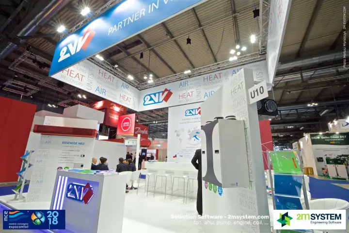 Daphne heat recovery unit on a 2VV display column marked U10