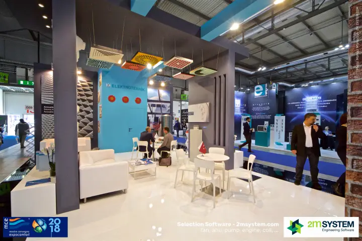 Elektroteknik meeting area under suspended ceiling diffusers