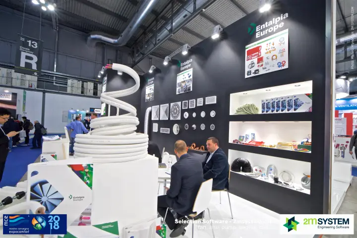 Entalpia Europe shelves of installation tools, gauges and flexible ducts