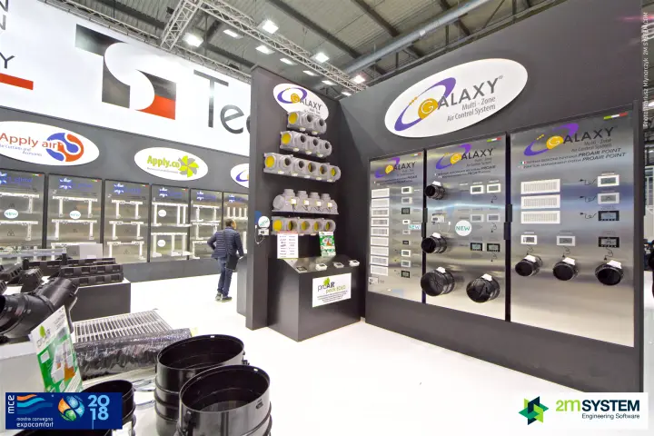 Galaxy multi-zone air control system with plenums and motorised dampers at MCE 2018