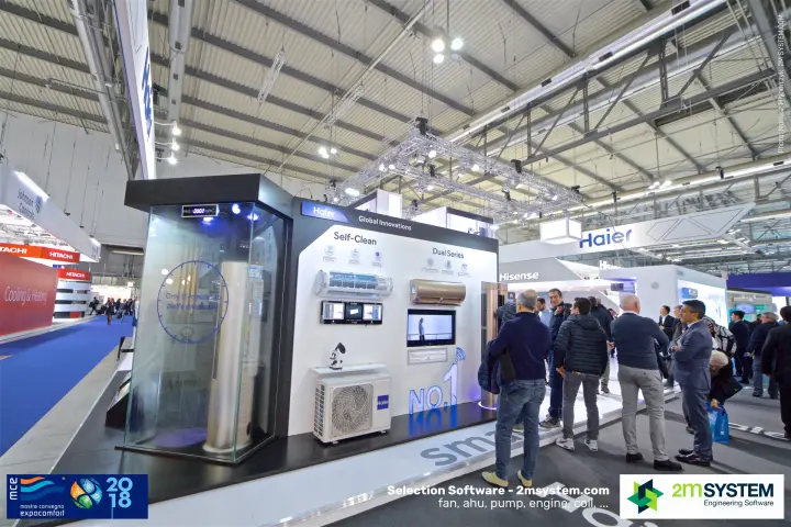 Haier Global Innovations display with Self-Clean and Dual Series units