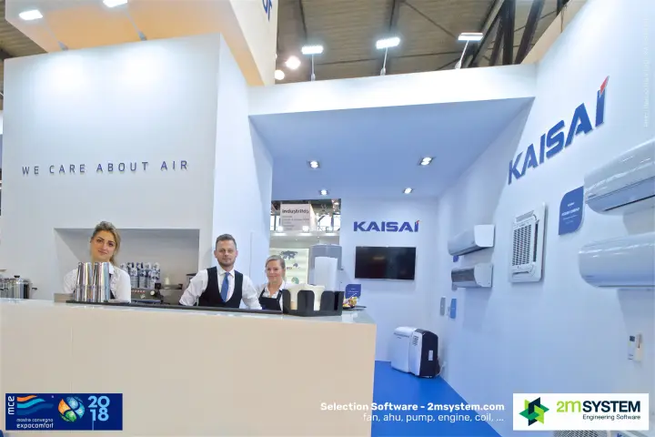 Kaisai bar staff with wall split units and cassette display