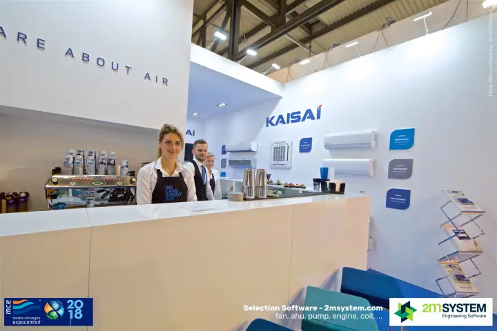 Kaisai coffee bar team in We Care About Air aprons